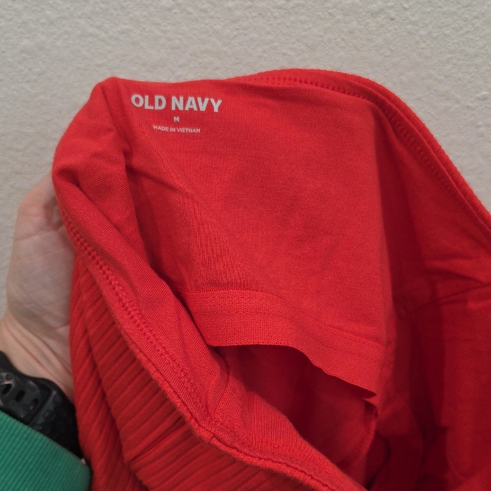 Old Navy Red Ribbed Strapless Camisole Tube Top - Picture 7 of 7